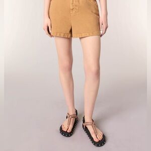 Maje Flat Rope and Leather Sandals